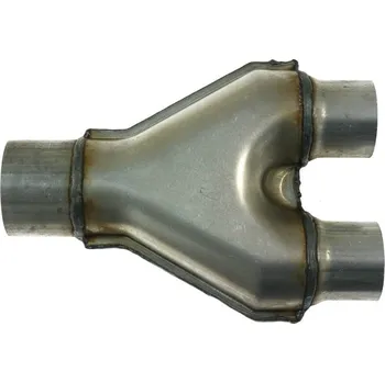 Výfuková trubka Nerezová výfuková redukce Y 63-63mm (2,5"-2,5")