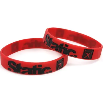 Náramek Static silikonový náramek (červený)