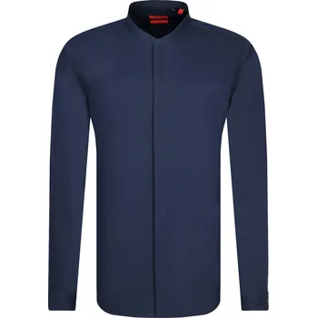 Pánská košile HUGO Košile Enrique | Barva:tmavě modrá | Velikost:43