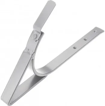 okap Hák hliníkový bílo hliníkový sámový, zpevněný, pás. 30/8 mm