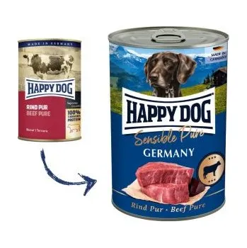 Krmivo pro psa Happy Dog konzerva Rind Pur Germany 6x400g