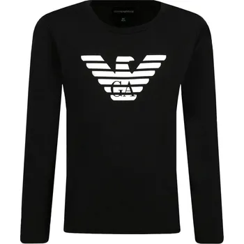 Pánské oblečení Emporio Armani Tričko s dlouhým rukávem | Barva:černý | Velikost:142