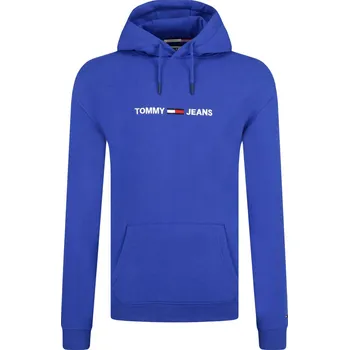 Pánská mikina Tommy Jeans Mikina TJM SMALL LOGO | Barva:chrpový | Velikost:XXL
