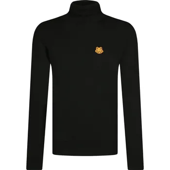 Pánský svetr Kenzo Vlněný rolák | Barva:černý | Velikost:L