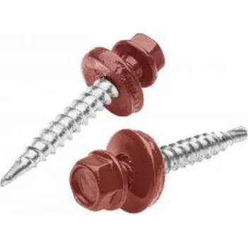 Šroub šroub farmářský ocel.červ. 4.8x35 RAL 3009