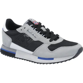 Pánská móda Napapijri Tenisky Virtus s přídavkem kůže | Barva:šedý | Velikost:44