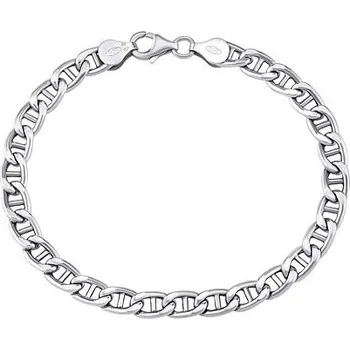 Náramek Stříbrný náramek MARINE 6 MM varianta 20 cm TTTMAR6B-20 cm