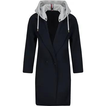 Dámský kabát Tommy Hilfiger Ivo tmavě modrá L