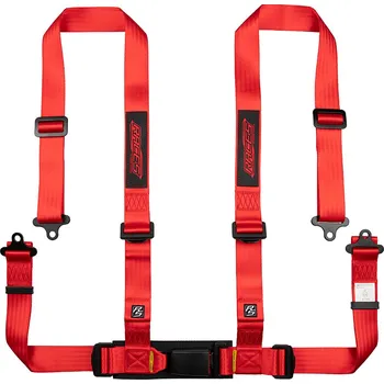 4-bodové bezpečnostní pásy RACES Classic, 2" (50 mm), červená, schválení E8