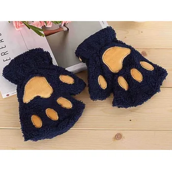 Rukavice Rukavice tlapičky (tmavě modrá)