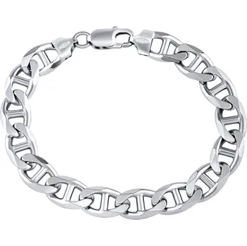 Náramek Masivní stříbrný náramek MARINE 10 mm