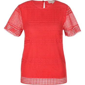 Dámské oblečení Michael Kors Halenka | Barva:červený | Velikost:M