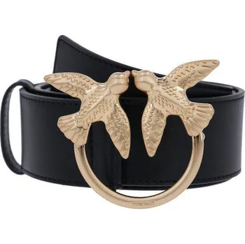 Módní doplněk Pinko Kůžoný opasek BERRY SIMPLY 12 | Barva:černý | Velikost:M