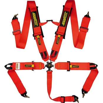 Návlek na bezpečnostní pás 5-bodové bezpečnostní pásy RACES Motorsport, 3" (76 mm), červená