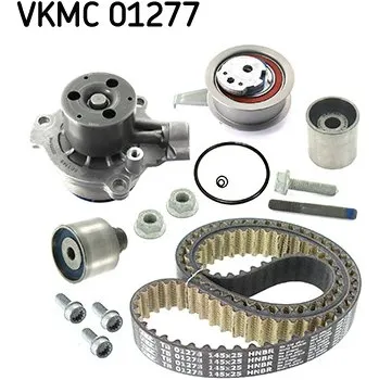 Vodní pumpa motoru Sada rozvodů - řemen s kladkami a vodní pumpa SKF VKMC 01277
