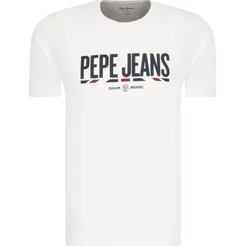 Pepe Jeans London Tričko BRENTON | Barva:bílý | Velikost:M