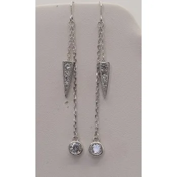 Náušnice Stříbrné náušnice na puzetu