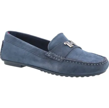 Dámské mokasíny Tommy Hilfiger Kůžoné mokasíny TH HARDWARE | Barva:tmavě modrá | Velikost:36