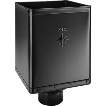 okap Kotlík pozinkovaný sběrný DESIGN černý 100 mm