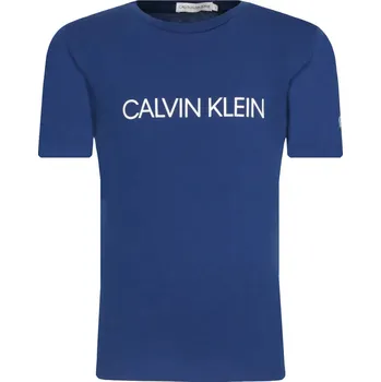 Pánské tričko CALVIN KLEIN JEANS Tričko INSTITUTIONAL | Barva:chrpový | Velikost:128