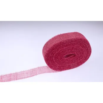 Stuha Juta, stuha, šíře 5cm, balení 2 m, SVĚTLE RŮŽOVÁ