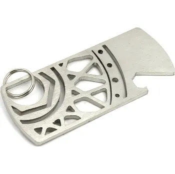 Kovová Klíčenka "BBS RS" otvírák na - nerez