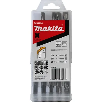 Příslušenství k vrtačce Makita B-54704 SDS-plus D sada vrtáků 6-10mm 5ks