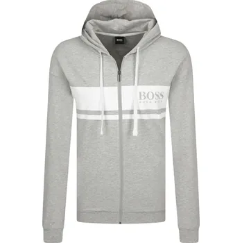 Pánská mikina boss Mikina Authentic | Barva:popelavě šedý | Velikost:M