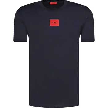 Pánské tričko HUGO Tričko Diragolino | Barva:tmavě modrá | Velikost:L