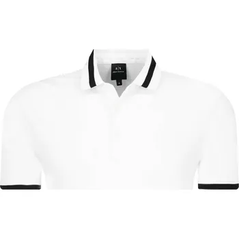 Pánské tričko Armani Exchange Polokošile | Barva:bílý | Velikost:L