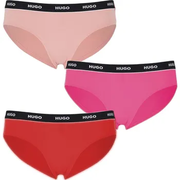 Kalhotky HUGO francouzské kalhotky 3 pack 969 - Vícebarevné / S