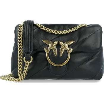 Pinko Kůžoná crossbody kabelka LOVE MINI | Barva:černý | Velikost:OS