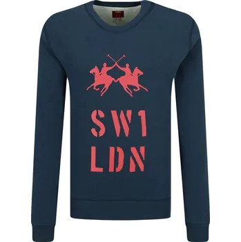 Pánská mikina La Martina Mikina Xalbador | Barva:tmavě modrá | Velikost:XL