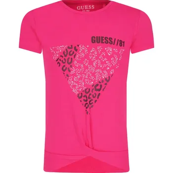 Pánské tričko Guess Tričko | Barva:fuchsiový | Velikost:122