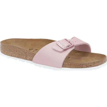 Dámské pantofle Birkenstock Pantofle Madrid s přídavkem kůže | Barva:růžová | Velikost:38