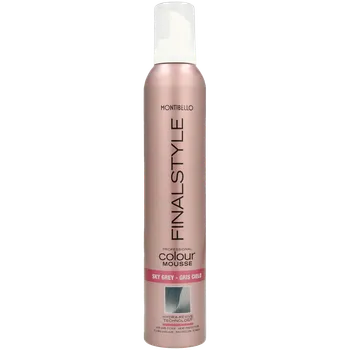 Stylingový přípravek Montibello Finalstyle barvicí pěna na vlasy šedá, 320 ml