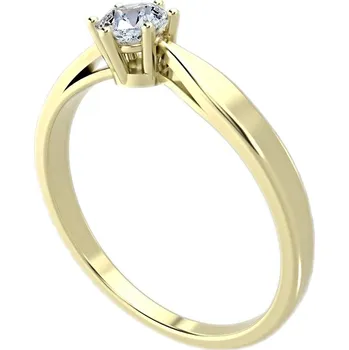 Prsten SOLUNA Nadčasový DIAMANTOVÝ zlatý prsten FELIS žluté zlato MATERIÁL: ZLATO ŽLUTÉ, KAMENY: Diamant, VELIKOST: 48 - 15,3 mm