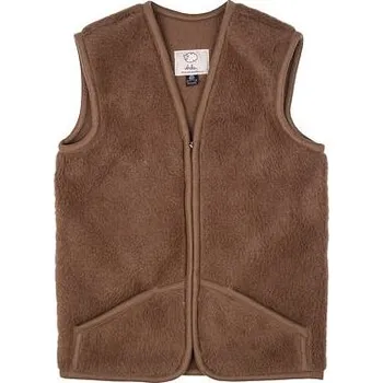 Dámská vesta Vlnka Vlněná vesta Merino s velbloudí vlnou hnědá velikost oblečení S