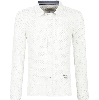 Pánská košile Pepe Jeans London Košile OLIVER | Barva:bílý | Velikost:140