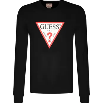 Pánská mikina GUESS JEANS Mikina AUDLE | Barva:černý | Velikost:M