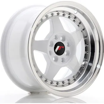 Alu kolo Japan Racing JR6 15x8 ET25 4x100/108 White w/Machined Lip