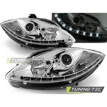 Přední světlomet PŘEDNÍ SVĚTLA DAYLIGHT CHROM pro SEAT LEON ALTEA TOLEDO 06.05-09