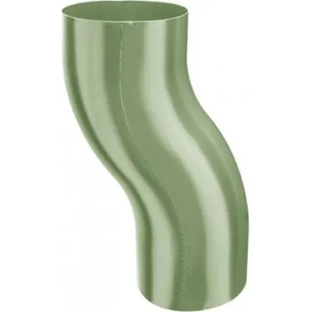 okap Koleno pozinkované trávově zelené odskokové 120 mm