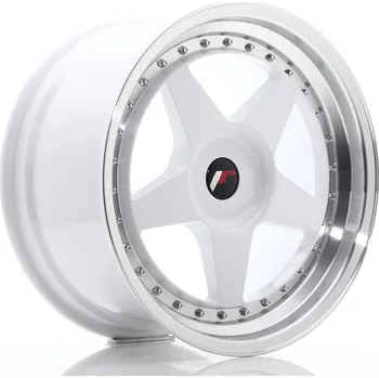 Alu kolo Japan Racing JR6 18x9,5 ET20-40 BLANK, White w/Machined Lip