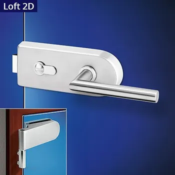 Dveřní kování ACT SERVIS ACT - Tipa Loft OV 2D Provedení: PZ (vložkový zámek), Povrch: IN - nerez