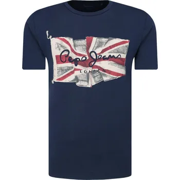 Pepe Jeans London Tričko | Barva:tmavě modrá | Velikost:L