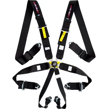 FIA 6 bodové bezpečnostní pásy RACES, černé