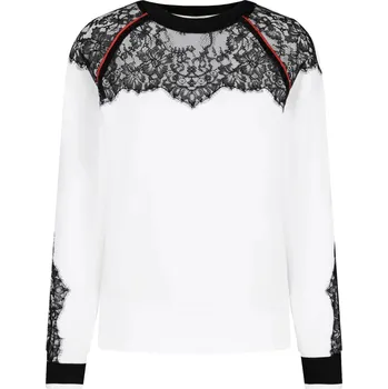 Dámské tričko Pinko Mikina DIDATTICO | Barva:bílý | Velikost:40