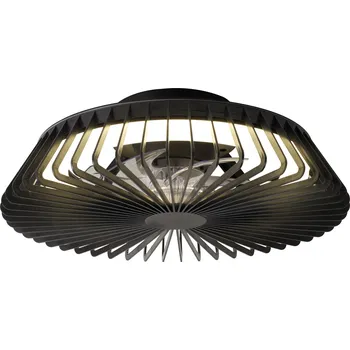 Stropní ventilátor Mantra Himalaya Mini, ventilátor se svítidlem LED 70W 2700-5000K, dálkový ovladač, černá, průměr 53cm