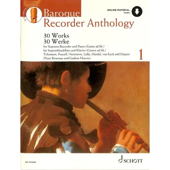 Baroque Recorder Anthology 1 - noty pro zobcovou fltnu 1445601
